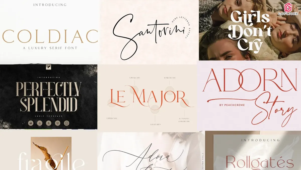 Top Luxury Fonts